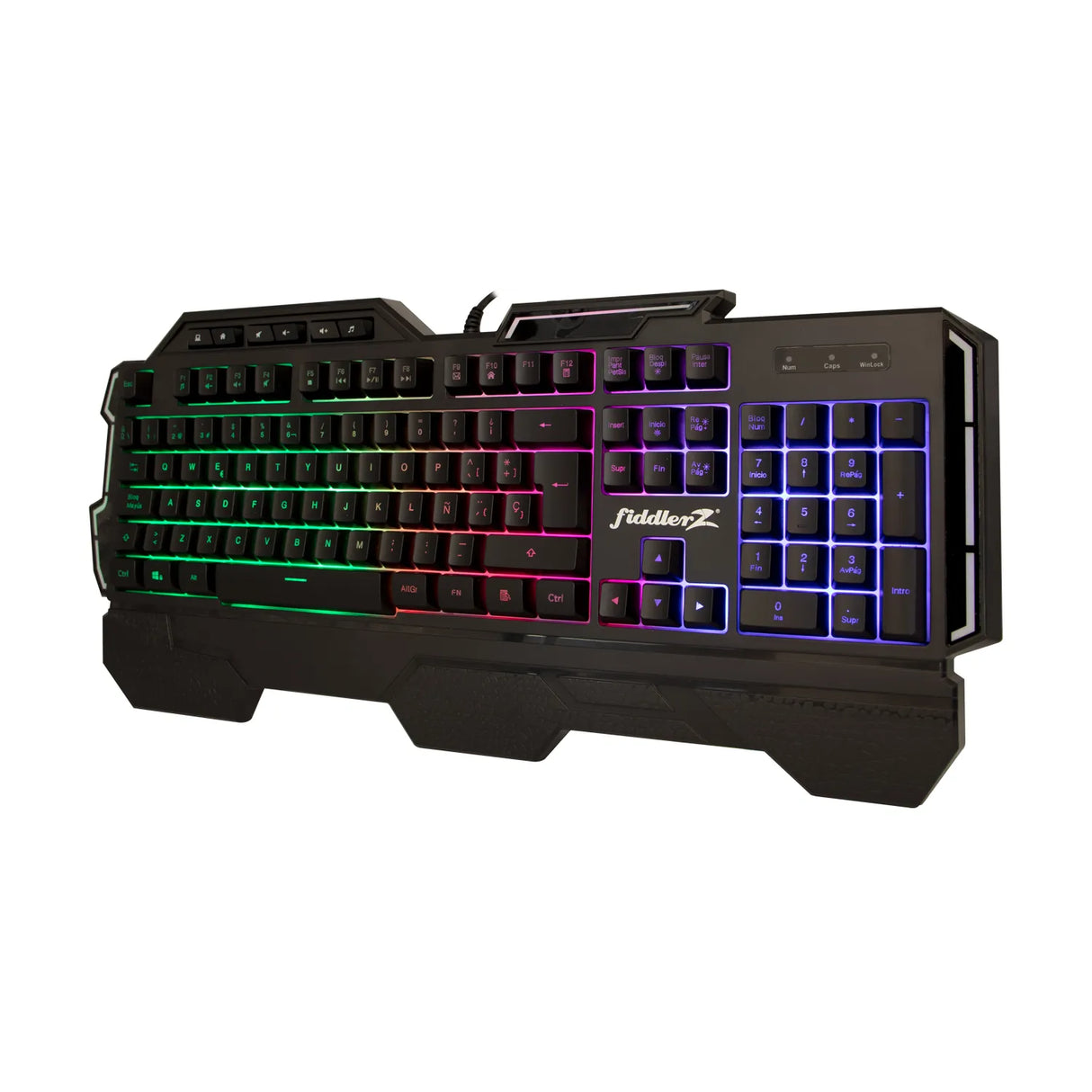 Fiddler Teclado Gamer Retroiluminado Z