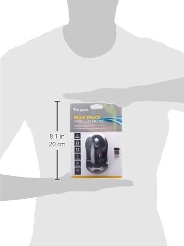 Mouse Targus inalámbrico AMW50US negro