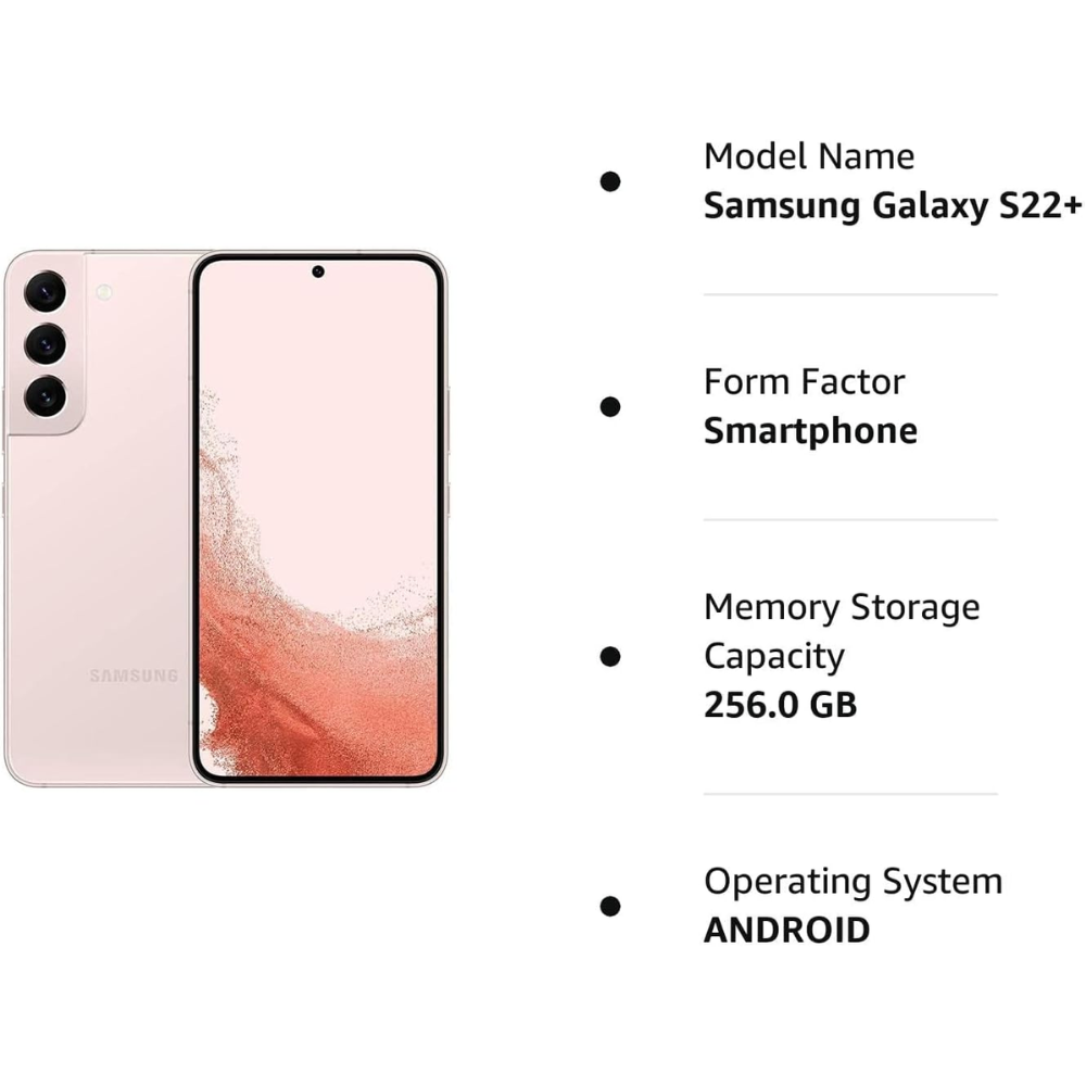 Samsung Galaxy S22+ Rosado 256GB Reacondicionado