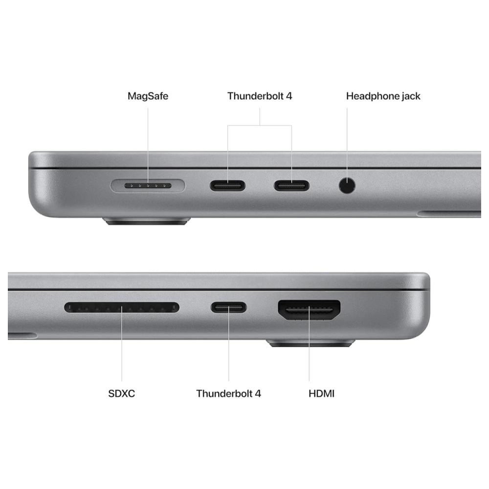 Apple Macbook Pro M2 14" 16 GB RAM 512GB SSD Plata Reacondicionado
