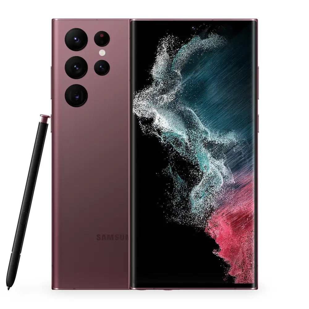 Galaxy S22 Ultra 5G - Burgundy - Portada