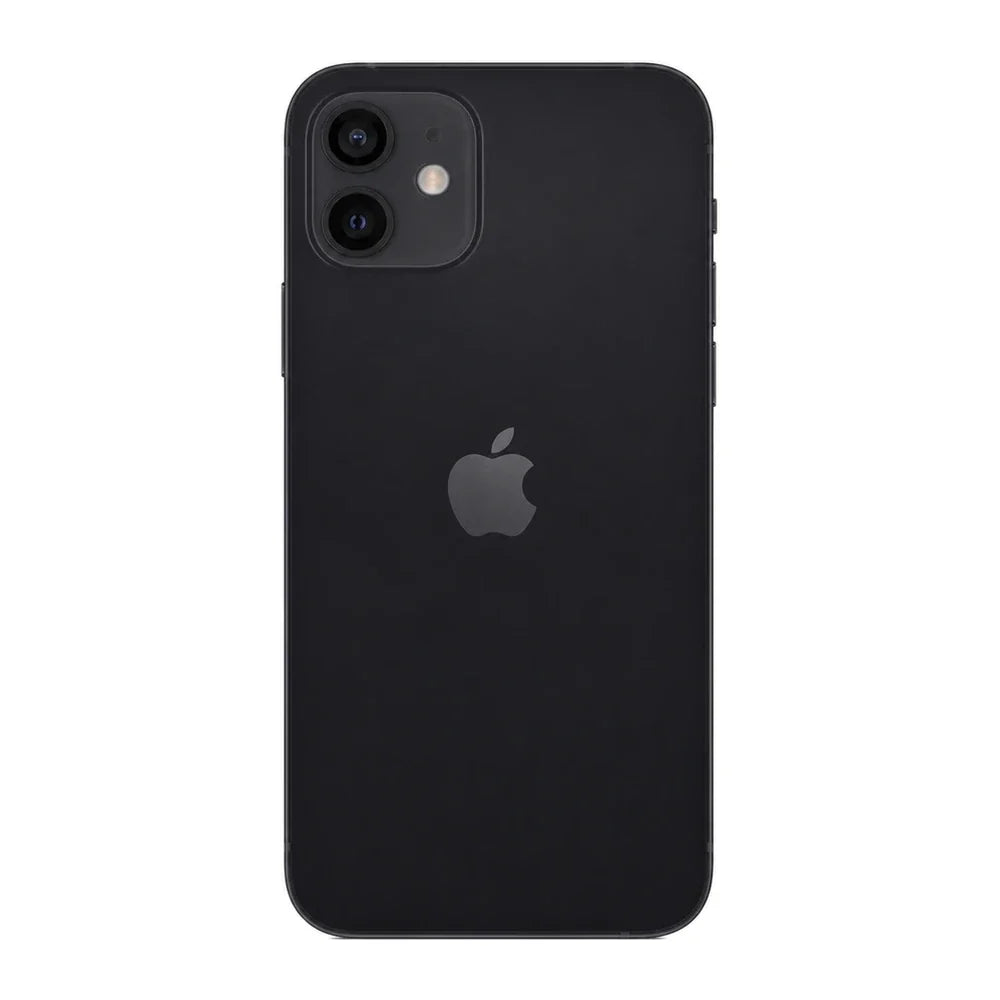 Apple iPhone 12 Negro Reacondicionado - Trasera #color_Negro