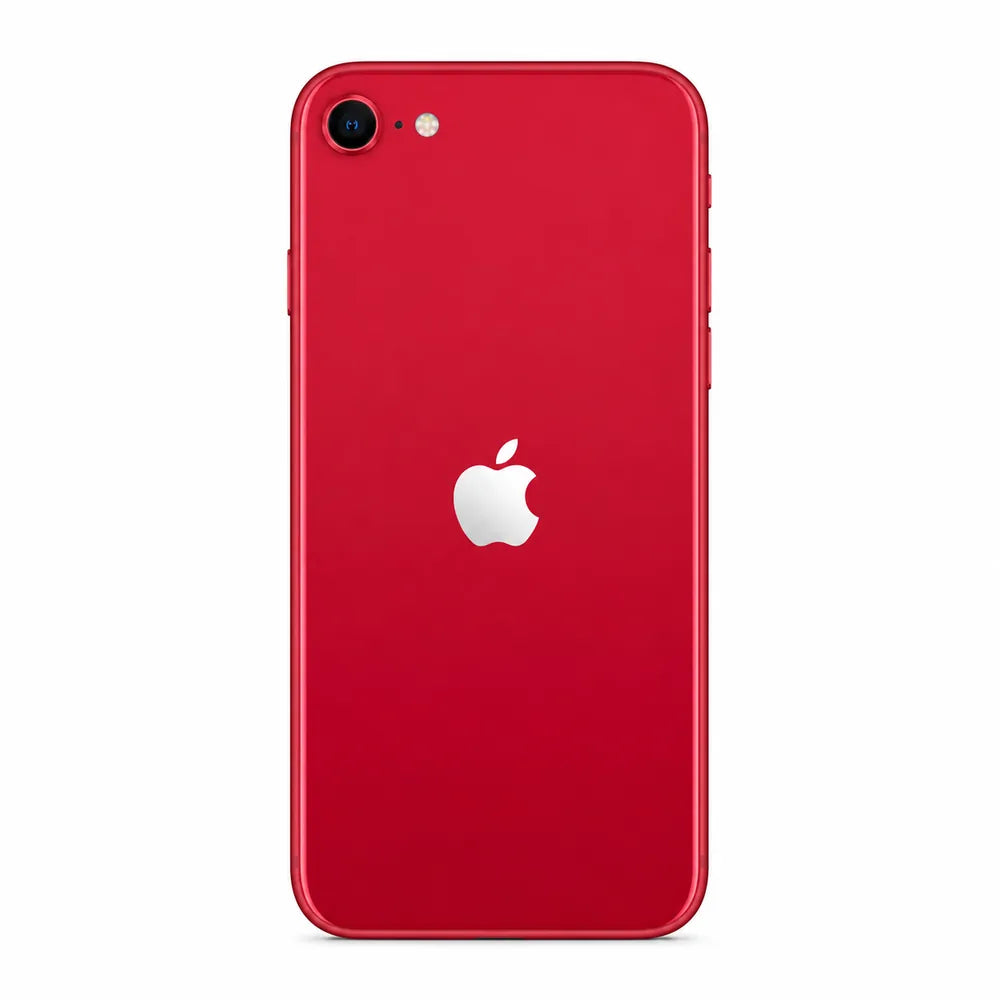 Apple iPhone SE 3 Rojo Reacondicionado - Trasera #color_Rojo
