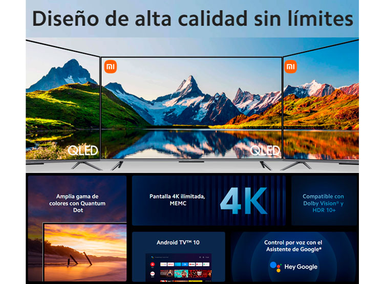 Reuse Perú TELEVISOR XIAOMI QLED UHD 4K 55" SMART TV MI Q1E - OPEN BOX