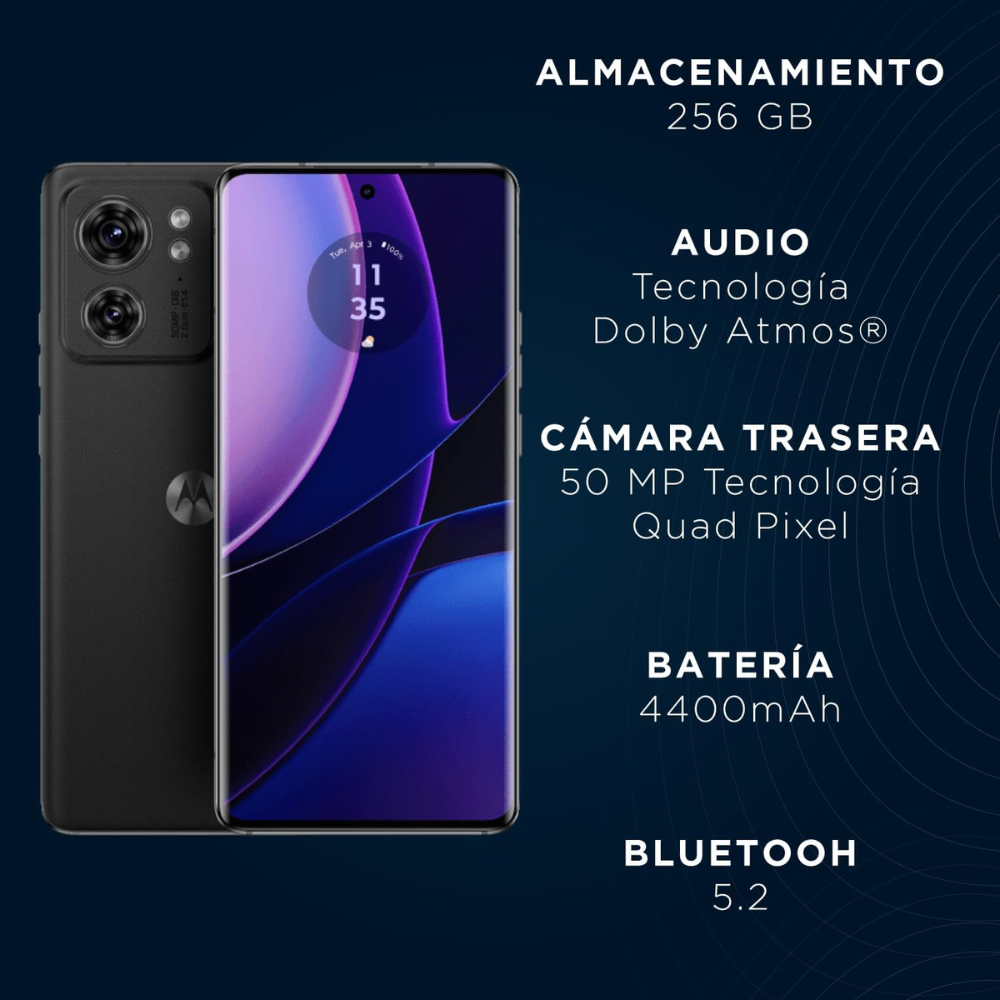 Motorola Edge 40 Negro 256GB Reacondicionado