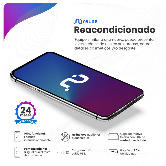 Apple Iphone 12 Pro Max 5G 512 GB Plata Reacondicionado Reuse Perú