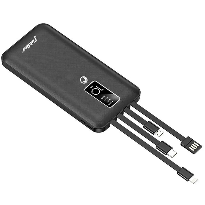 Fiddler Cargador Portátil Power Bank 10000 mAh Multicable Reuse Perú